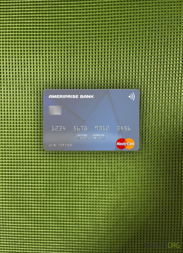 USA Ameriprise Bank mastercard photolook recto
